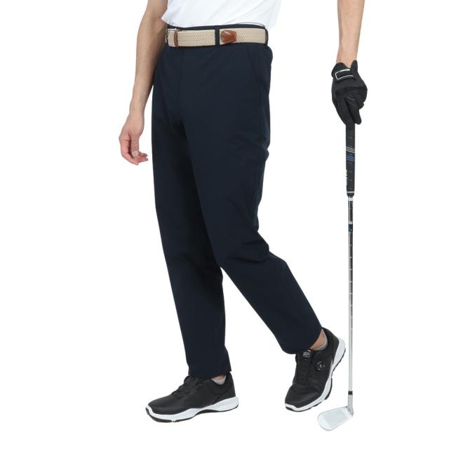 マンシング(MUNSING)ゴルフウェア ストレッチ ワンポイント刺繍 フルレングスパンツ MG5SLP81M NV00(Me…