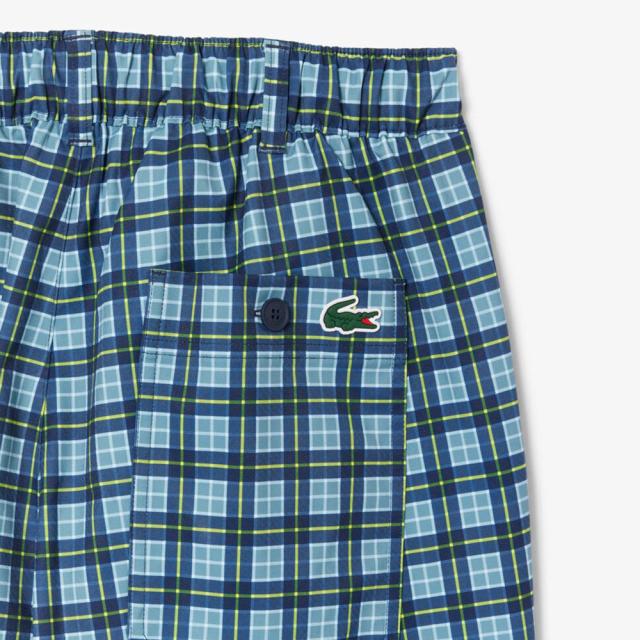 ラコステ(LACOSTE)ゴルフウェア 吸水速乾 ウルトラドライ チェックゴルフパンツ HH7575-99HIP(Men’s)