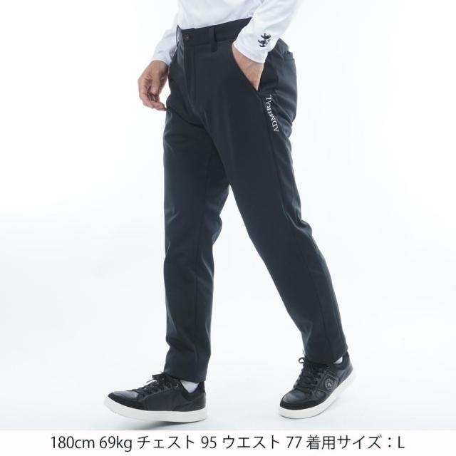 アドミラル ゴルフ(Admiral GOLF)ゴルフウェア 防風フリース ボンディングテーパードパンツ ADMA582-BLK…_1