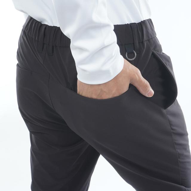 トミーヒルフィガーゴルフ(TOMMY HILFIGER GOLF)ゴルフウェア 撥水 ジョガーパンツ THMA557-BLK(…_6