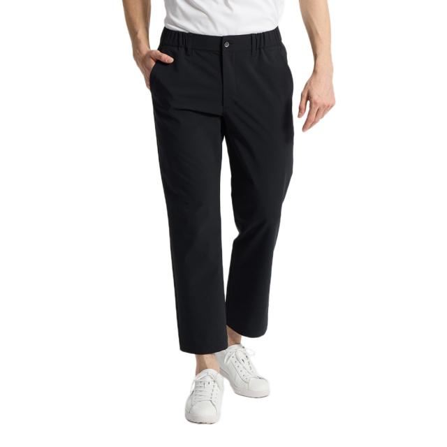 マンシング(MUNSING)ゴルフウェア はっ水ストレッチ9分丈イージーパンツ MG6SLP36M BK00(Men’s)