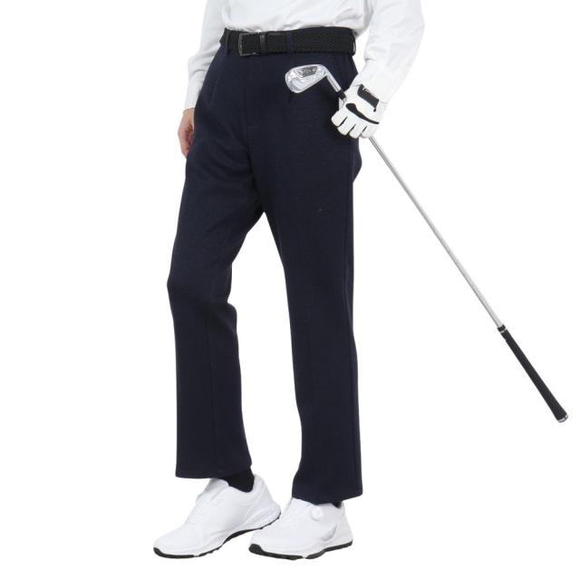 フィドラ(FIDRA)ゴルフウェア ウールタックロングパンツ FD5STD11 NVY(Men’s)