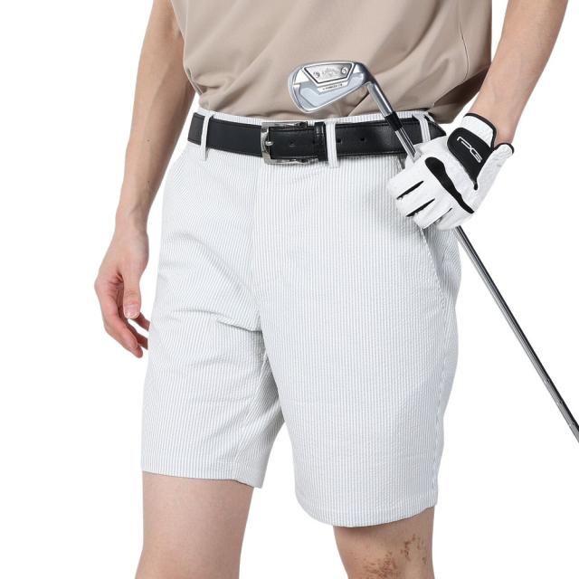 ハーレー(HURLEY)ゴルフウェア 吸汗速乾 シアサッカー ハーフパンツ ショート丈 MGWS251119-GRY(Men’…