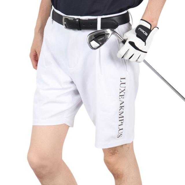 リュクスエイケイエムプラス(LUXEAKMPLUS)ゴルフウェア ベンチレーション ベーシックショーツ LAB-25002wh…
