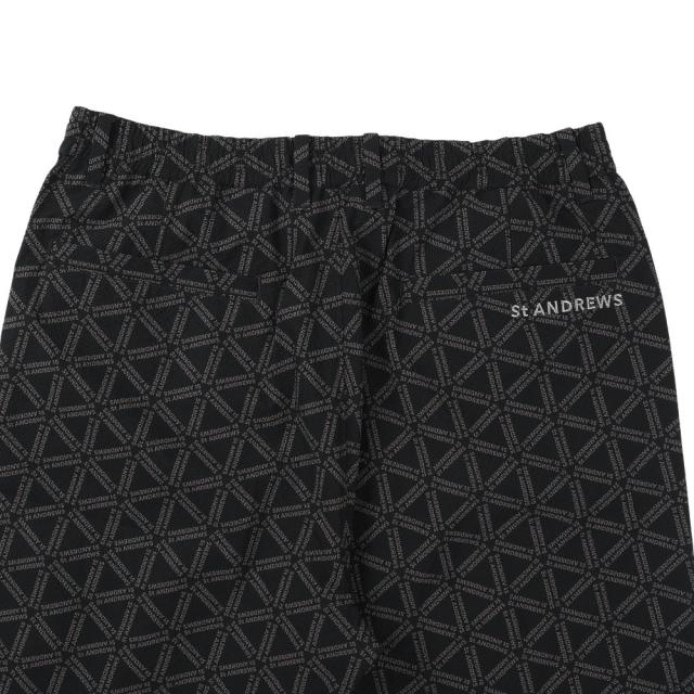 【ポイント5％！5/3 21:00〜22:59限定】セントアンドリュース(ST.ANDREWS)ゴルフウェア トライアングルロゴプリント ショートパンツ 042-6132555-…_3
