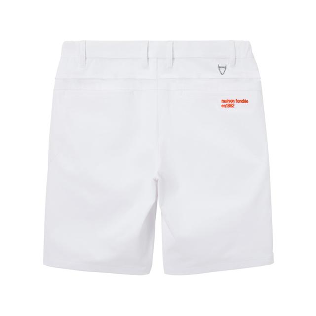 【ポイント5％！5/3 21:00〜22:59限定】ルコックスポルティフ(lecoqsportif)ゴルフウェア キープクリーンショートパンツ LG6SHP00M WH00(Me…_1
