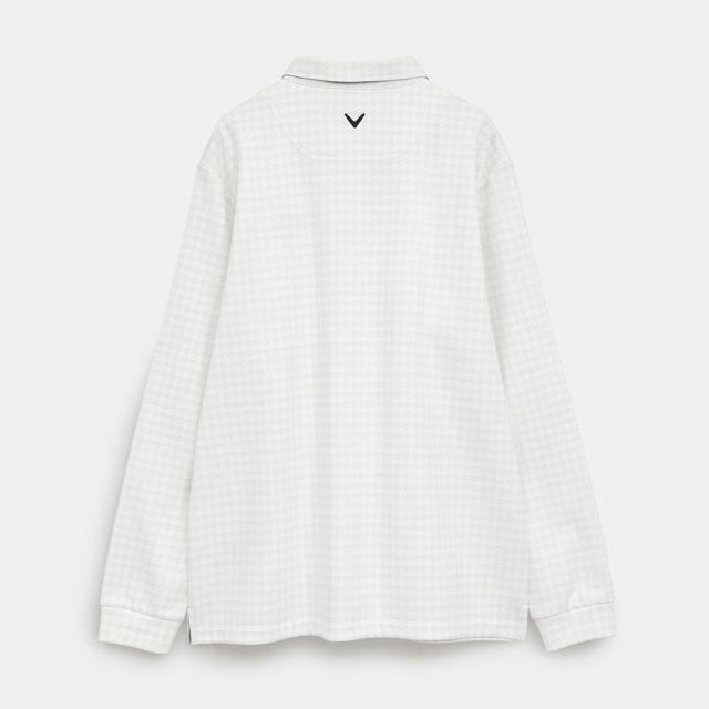 キャロウェイ(CALLAWAY)ゴルフウェア 裏起毛千鳥プリント長袖シャツ C25233115-1030(Men’s)_5
