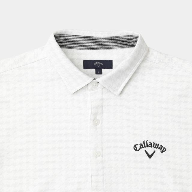 キャロウェイ(CALLAWAY)ゴルフウェア 裏起毛千鳥プリント長袖シャツ C25233115-1030(Men’s)_6