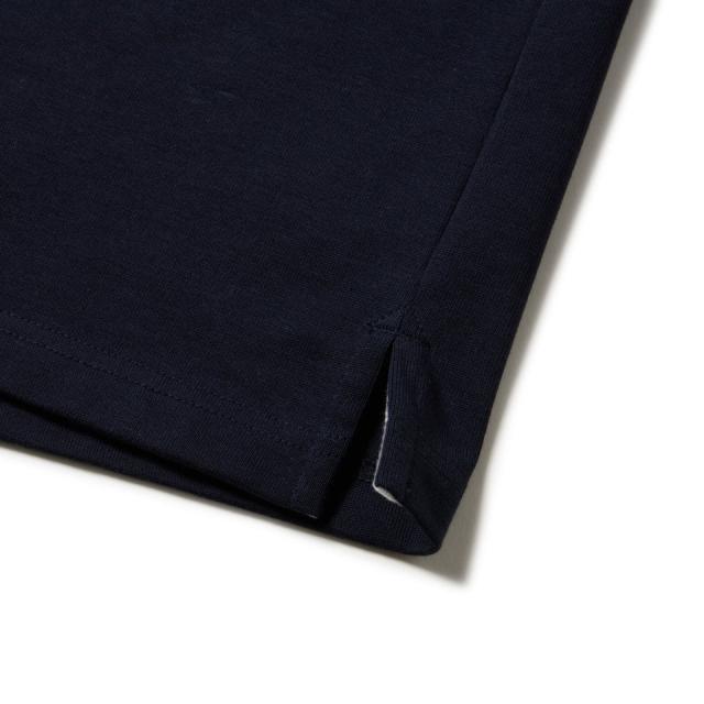 ニューエラ(NEW ERA)ゴルフウェア 吸汗速乾 長袖 ラグビーシャツ ボーダー ネイビー 14669854(Men’s、L…_5