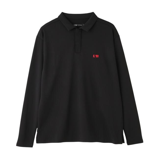 FIDRA VERA(FIDRA VERA)ゴルフウェア 吸汗速乾 長袖ポロシャツ FV5UTG09 BLK(Men’s)