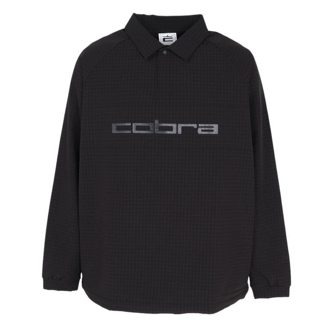 コブラ(Cobra)ゴルフウェア 長袖 グリッド ポロシャツ WARM 637997-01(Men’s)