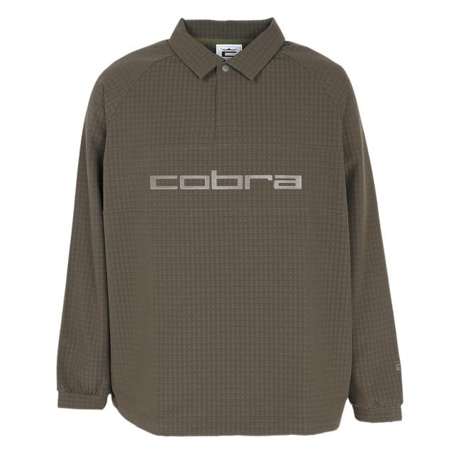 コブラ(Cobra)ゴルフウェア 長袖 グリッド ポロシャツ WARM 637997-03(Men’s)
