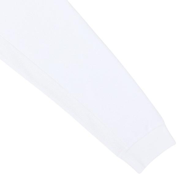 マンシング(MUNSING)ゴルフウェア 吸汗速乾 サイドメッシュ長袖ポロシャツ MG6SLS38M WH00(Men’s)_5