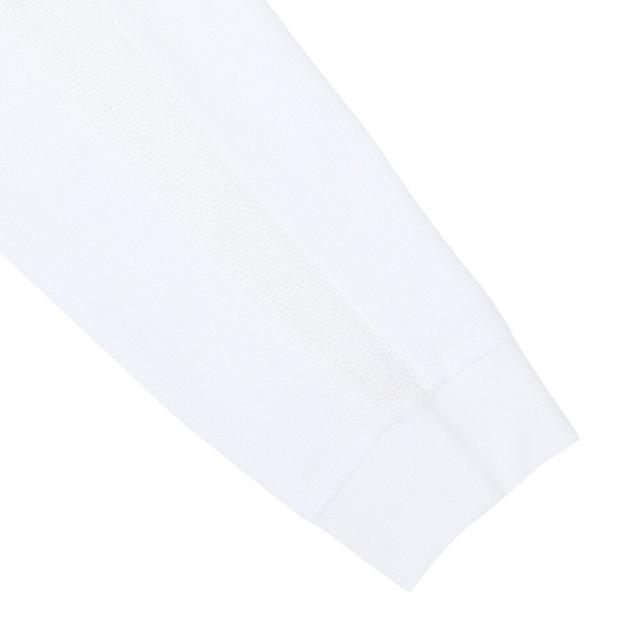 マンシング(MUNSING)ゴルフウェア 吸汗速乾 サイドメッシュ長袖ポロシャツ MG6SLS38M WH00(Men’s)_7