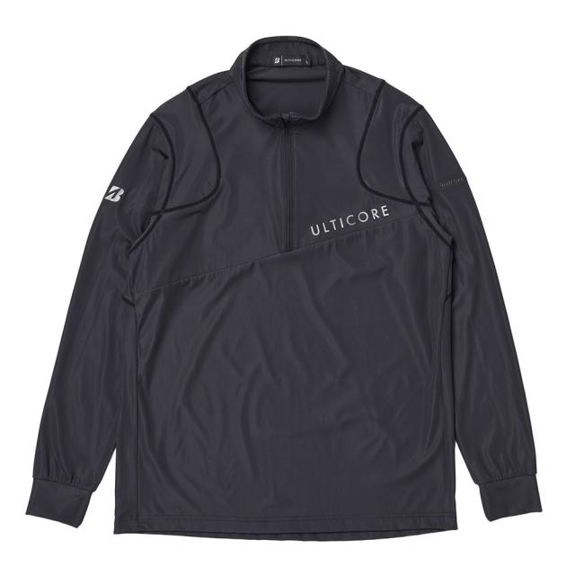 ブリヂストンゴルフ(BRIDGESTONE GOLF)ゴルフウェア UL長袖ハーフジップシャツ FBM01FBKM(Men’s)