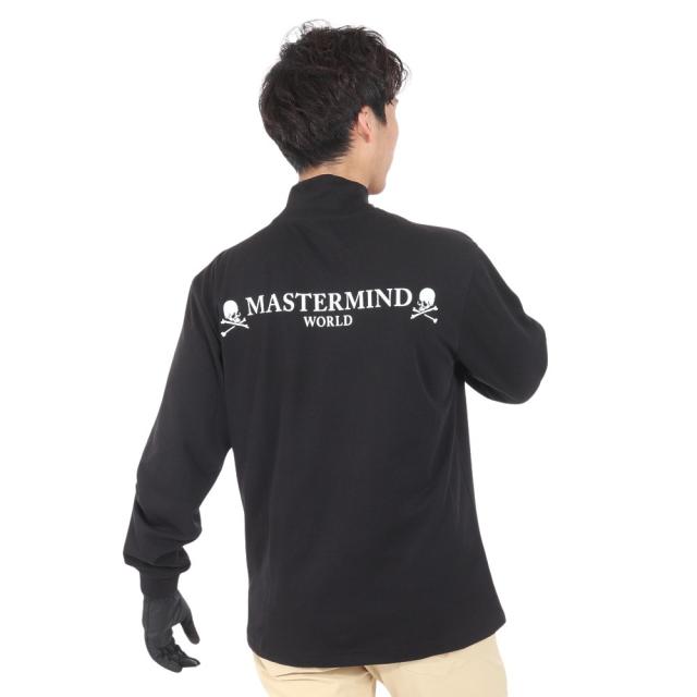 ニューエラ(NEW ERA)ゴルフウェア 長袖 吸汗速乾 ミッドネック パフォーマンス Tシャツ MASTERMIND WOR…_3