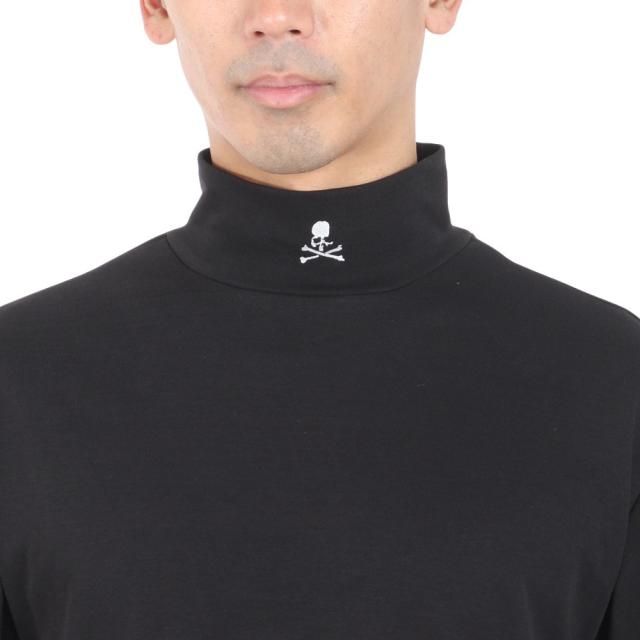 ニューエラ(NEW ERA)ゴルフウェア 長袖 吸汗速乾 ミッドネック パフォーマンス Tシャツ MASTERMIND WOR…_5