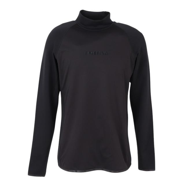 ブリーフィング(BRIEFING)ゴルフウェア 保温 WINDBLOCK 長袖 ハイネックシャツ BRG243MB5-010(…