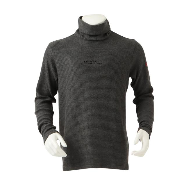フィドラ(FIDRA)ゴルフウェア 長袖 ブロックフリースハイネックシャツ FV5STG08 BLK(Men’s)