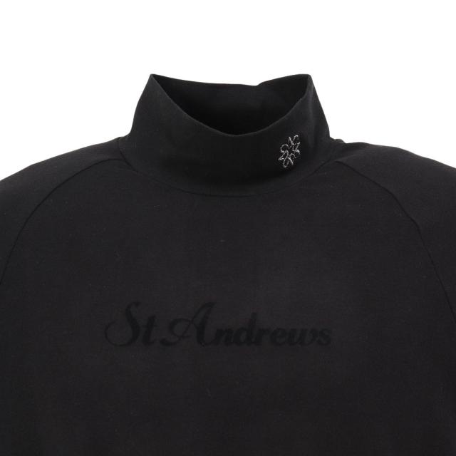 セントアンドリュース(ST.ANDREWS)ゴルフウェア 吸湿発熱 ソリストヒート 長袖ハイネック カットソー 042-526…_4