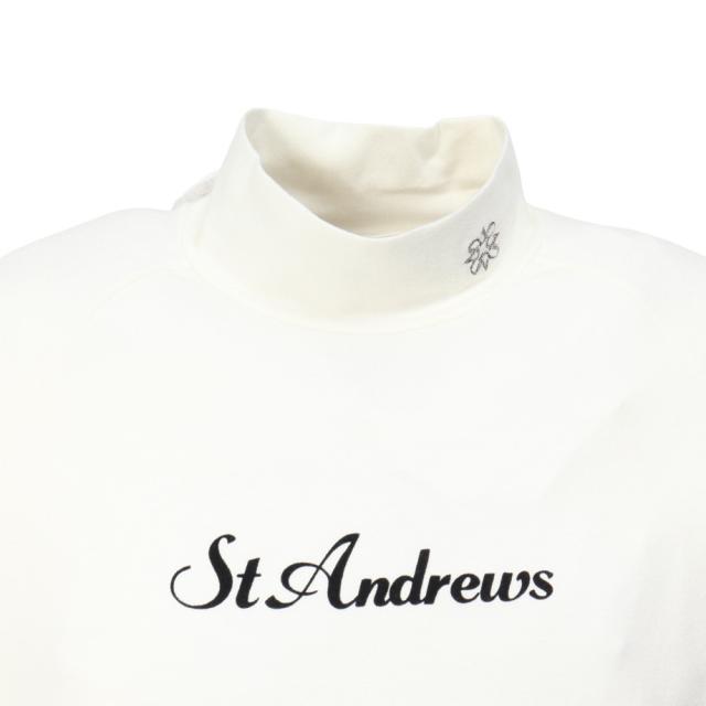 セントアンドリュース(ST.ANDREWS)ゴルフウェア 吸湿発熱 ソリストヒート 長袖ハイネック カットソー 042-526…_4