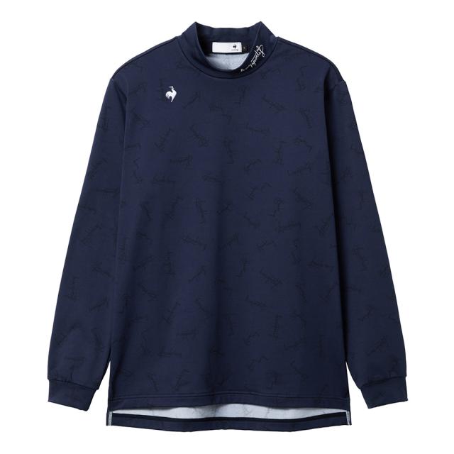 ルコックスポルティフ(lecoqsportif)ゴルフウェア 吸汗 裏起毛 シーズン柄 長袖モックネックシャツ LG5FLS5…
