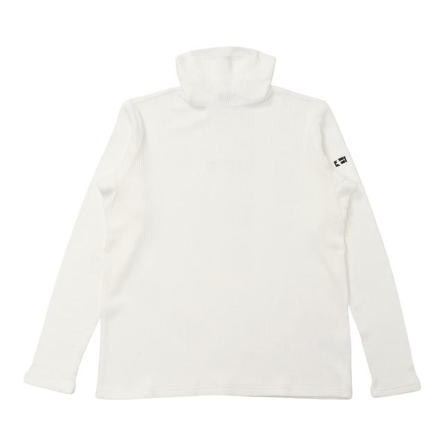 フィドラ(FIDRA)ゴルフウェア 吸湿発熱 長袖 ブロックフリース ハイネックシャツ FV5STG08 WHT(Men’s)