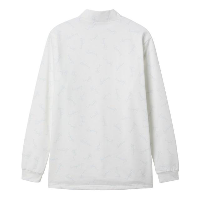 【ポイント5％！5/3 21:00〜22:59限定】ルコックスポルティフ(lecoqsportif)ゴルフウェア 吸汗 裏起毛 シーズン柄 長袖モックネックシャツ LG5FLS5…_1