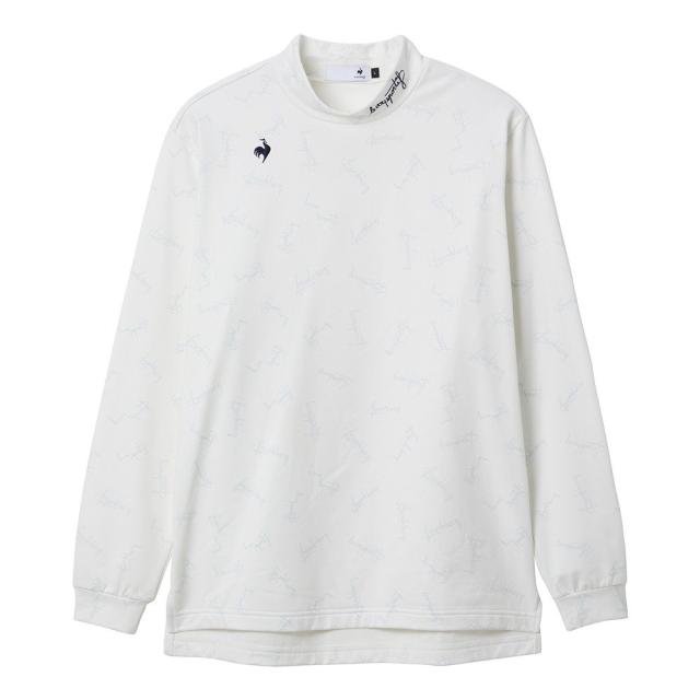【ポイント5％！5/3 21:00〜22:59限定】ルコックスポルティフ(lecoqsportif)ゴルフウェア 吸汗 裏起毛 シーズン柄 長袖モックネックシャツ LG5FLS5…