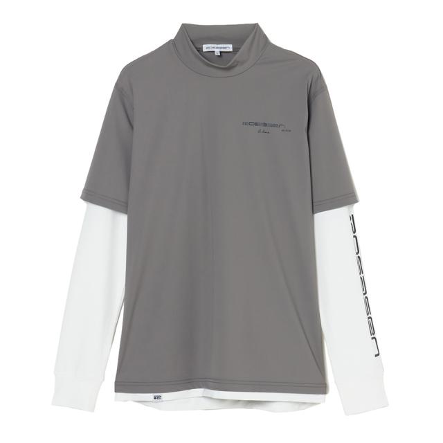ROSASEN(ROSASEN)ゴルフウェア UVケア 長袖 レイヤードロングシャツ 047-23311-25SS-013(M…
