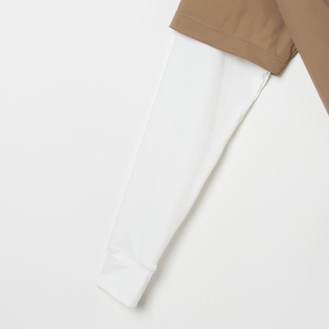 ROSASEN(ROSASEN)ゴルフウェア 冷感 フェイクレイヤード 長袖 モックネックシャツ 047-24811-25AW…_3