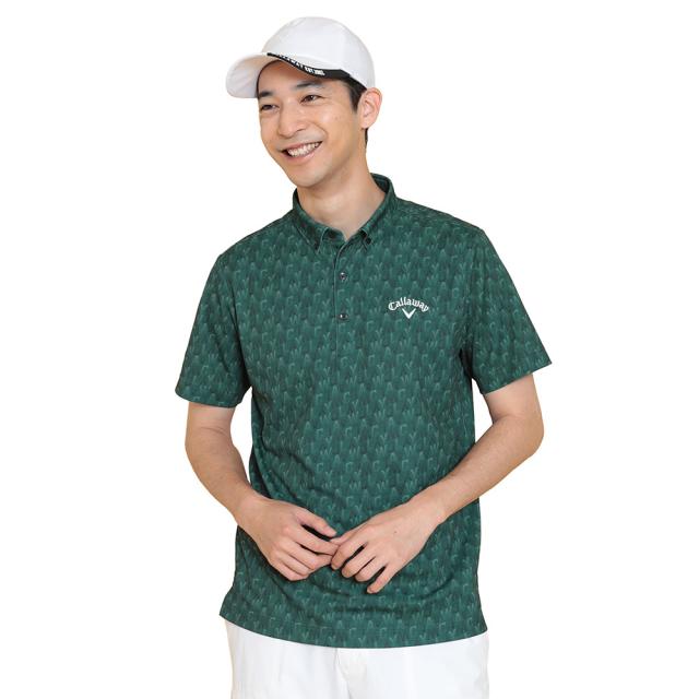 【ポイント5%!8/13 21:00〜22:59限定】キャロウェイ(CALLAWAY)ゴルフウェア 半袖シャツ C24234105-1140(Men’s)