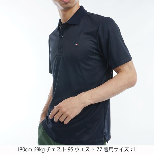 トミーヒルフィガーゴルフ(TOMMY HILFIGER GOLF)ゴルフウェア 吸水速乾 ベーシックフラッグ 半袖 ポロシャツ…_2