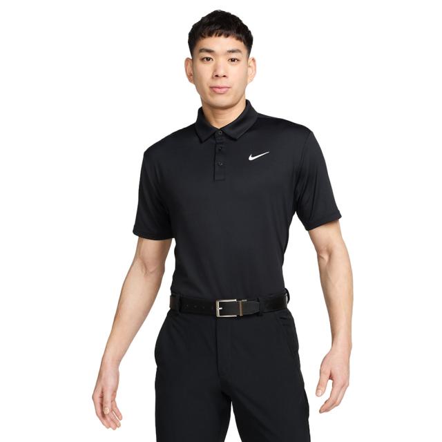 ナイキ(NIKE)ゴルフウェア 速乾 ツアー ドライフィット ソリッド 半袖ポロシャツ FZ7482-010(Men’s)