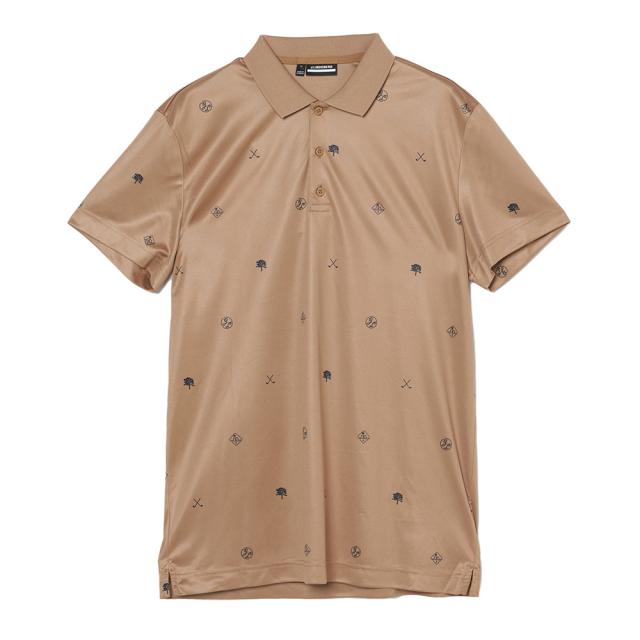J.LINDEBERG(J.LINDEBERG)ゴルフウェア クラブハウスモチーフ 半袖ポロシャツ 071-23244-042…