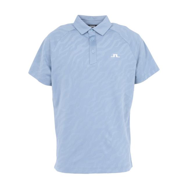 J.LINDEBERG(J.LINDEBERG)ゴルフウェア 吸湿速乾 Wilhelm 半袖ポロシャツ 071-23352-0…