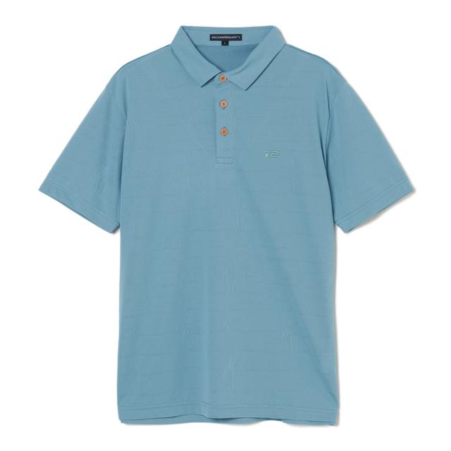 ROSASEN(ROSASEN)ゴルフウェア 吸水速乾 メッシュジャカード半袖ポロ 044-23542-25SS-025(Me…