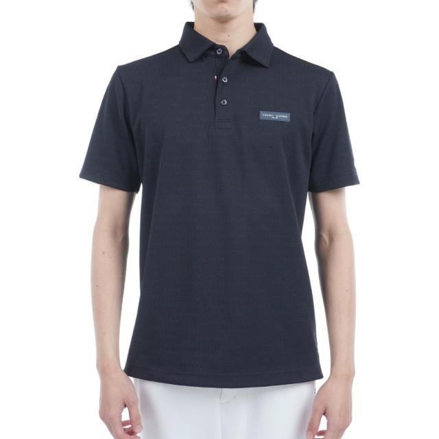 トミー ヒルフィガー ゴルフ(  GOLF)ゴルフウェア 吸水速乾 ロゴジャガード 半袖シャツ TH…