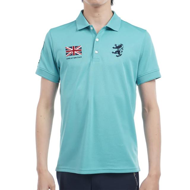 アドミラル ゴルフ(Admiral GOLF)ゴルフウェア 半袖 フラッグポロシャツ ADMA517-MGRN(Men’s)