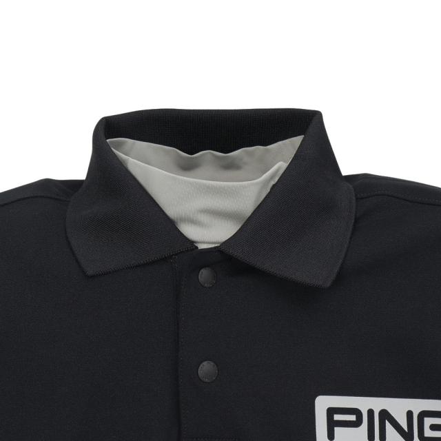 ピン(PING)ゴルフウェア 速乾 半袖ポロシャツ インナー レイヤードツインセット 621-5160201-010(Men’…_3