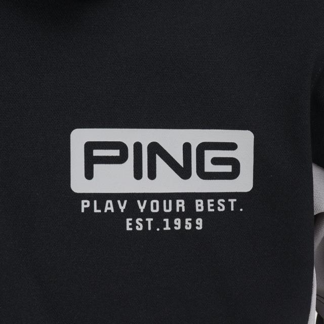 ピン(PING)ゴルフウェア 速乾 半袖ポロシャツ インナー レイヤードツインセット 621-5160201-010(Men’…_6