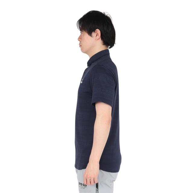ピン(PING)ゴルフウェア チケット柄ジャガード 半袖ポロシャツ 621-5160219-120(Men’s)_2