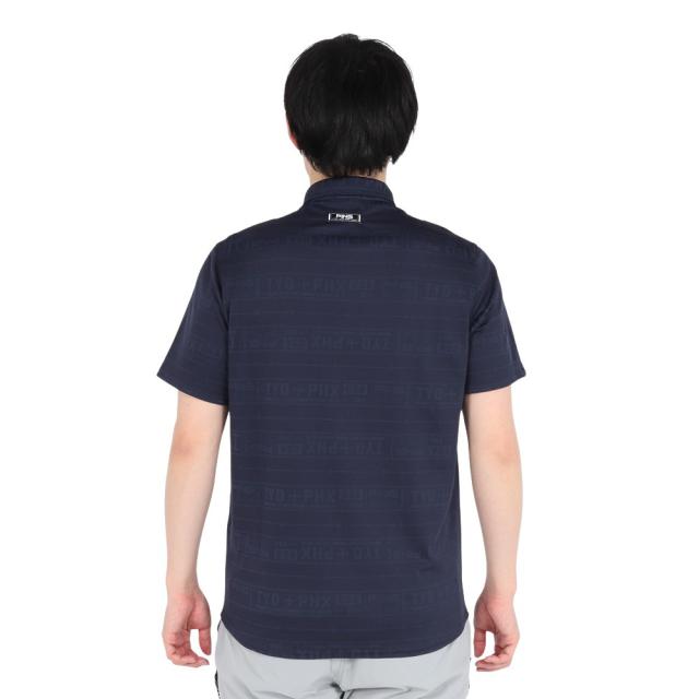 ピン(PING)ゴルフウェア チケット柄ジャガード 半袖ポロシャツ 621-5160219-120(Men’s)_3