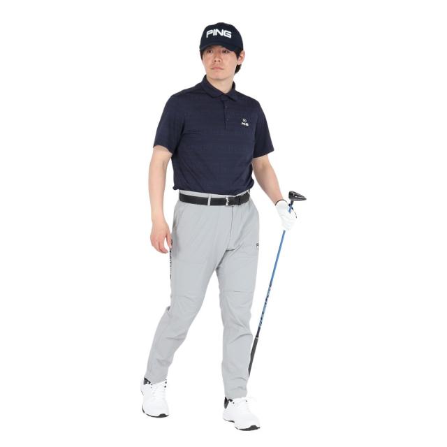 ピン(PING)ゴルフウェア チケット柄ジャガード 半袖ポロシャツ 621-5160219-120(Men’s)_9