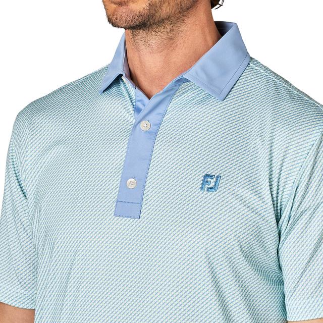 フットジョイ(FOOT JOY)ゴルフウェア ダイアゴナル半袖クレリック