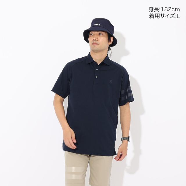 ハーレー(HURLEY)ゴルフウェア 吸汗速乾 ファントム アイコン ブロックパーティー 半袖 ポロシャツ MGPS25110…_1