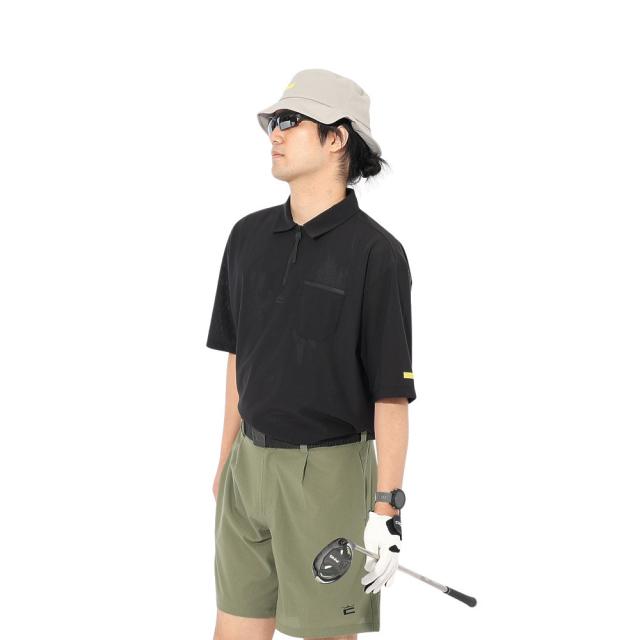 コブラ(Cobra)ゴルフウェア 吸水速乾 ポケット 半袖ポロシャツ 635555-01(Men’s)