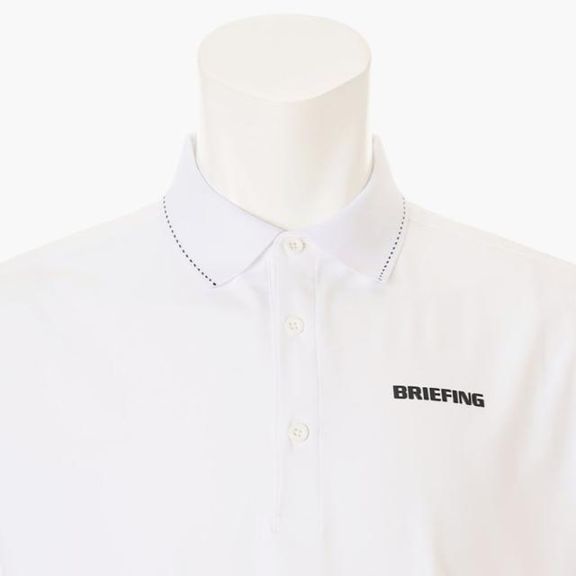 ブリーフィング(BRIEFING)ゴルフウェア 接触冷感 エンボスロゴ 半袖