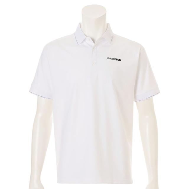 ブリーフィング(BRIEFING)ゴルフウェア 接触冷感 エンボスロゴ 半袖ポロシャツ RF BRG251M41-000(Me…