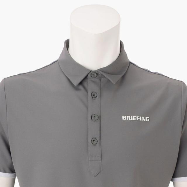 ブリーフィング(BRIEFING)ゴルフウェア 吸水速乾 パンチング 半袖 メッシュシャツ BRG251M44-014(Men…_3